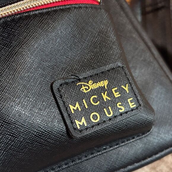 Disney Mickey Mouse Black and White Backpack - Picture 3 of 14